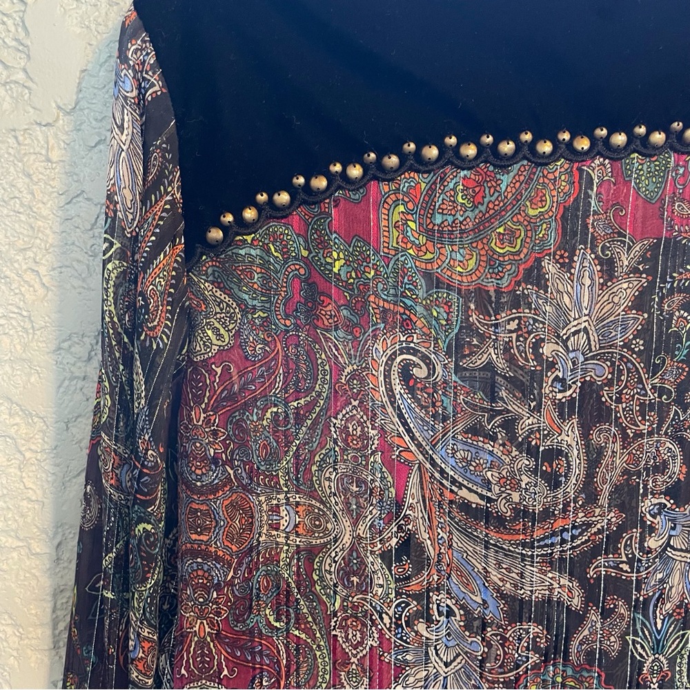 ZARA | button down stud blouse - Picture 3 of 6